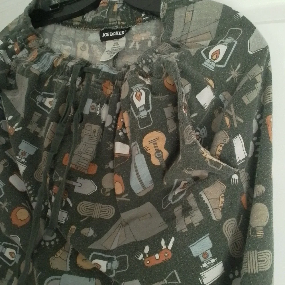 Joe Boxer Men’s Pajama Pants W/ Pockets Pre-owned Sz Large